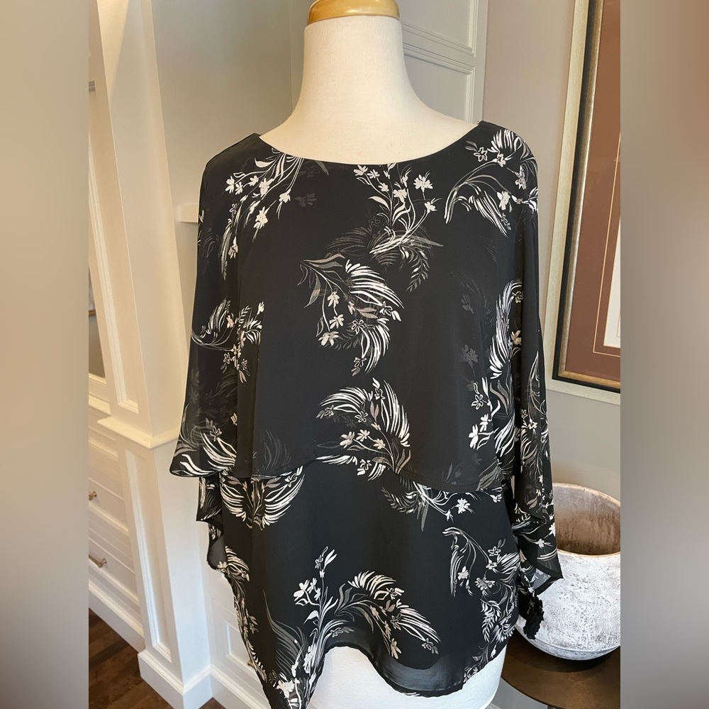 Layered blouse. Never worn. Like new.